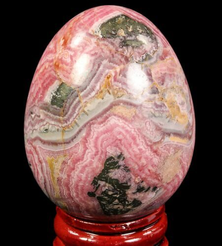 Polished Rhodochrosite Egg - Argentina #79269
